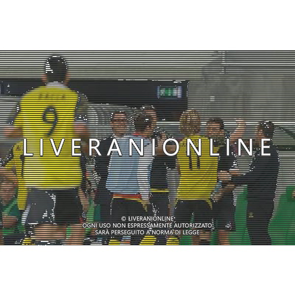 29.08.2013 WROCLAW PILKA NOZNA LIGA EUROPEJSKA EUROPY CZWARTA RUNDA KWALIFIKACYJNA SEZON 2013/2014 FOOTBALL UEFA EUROPA LEAGUE SECOND LEG OF THE FOURTH QUALIFYING ROUND SEASON 2013/2014 WKS SLASK WROCLAW - SEVILLA FC N/Z BRAMKA GOL RADOSC NA 0-1 IVAN RAKITIC FOT PAWEL ANDRACHIEWICZ / PRESSFOCUS NEWSPIXPL --- Newspix.pl AG ALDO LIVERANI SAS ONLY ITALY *** Local Caption *** www.newspix.pl mail us: info@newspix.pl call us: 0048 022 23 22 222 --- Polish Picture Agency by Ringier Axel Springer Poland