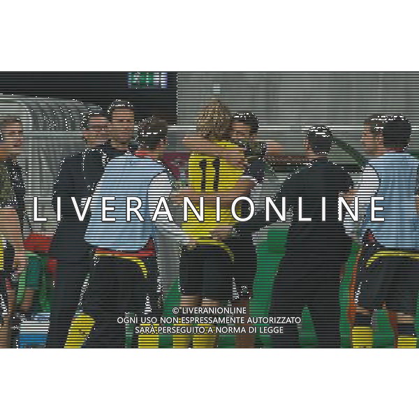 29.08.2013 WROCLAW PILKA NOZNA LIGA EUROPEJSKA EUROPY CZWARTA RUNDA KWALIFIKACYJNA SEZON 2013/2014 FOOTBALL UEFA EUROPA LEAGUE SECOND LEG OF THE FOURTH QUALIFYING ROUND SEASON 2013/2014 WKS SLASK WROCLAW - SEVILLA FC N/Z BRAMKA GOL RADOSC NA 0-1 IVAN RAKITIC FOT PAWEL ANDRACHIEWICZ / PRESSFOCUS NEWSPIXPL --- Newspix.pl AG ALDO LIVERANI SAS ONLY ITALY *** Local Caption *** www.newspix.pl mail us: info@newspix.pl call us: 0048 022 23 22 222 --- Polish Picture Agency by Ringier Axel Springer Poland