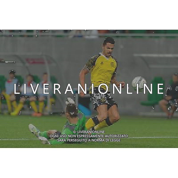 29.08.2013 WROCLAW PILKA NOZNA LIGA EUROPEJSKA EUROPY CZWARTA RUNDA KWALIFIKACYJNA SEZON 2013/2014 FOOTBALL UEFA EUROPA LEAGUE SECOND LEG OF THE FOURTH QUALIFYING ROUND SEASON 2013/2014 WKS SLASK WROCLAW - SEVILLA FC N/Z VICTOR MACHIN, RAFAL GIKIEWICZ FOT PAWEL ANDRACHIEWICZ / PRESSFOCUS NEWSPIXPL --- Newspix.pl AG ALDO LIVERANI SAS ONLY ITALY *** Local Caption *** www.newspix.pl mail us: info@newspix.pl call us: 0048 022 23 22 222 --- Polish Picture Agency by Ringier Axel Springer Poland