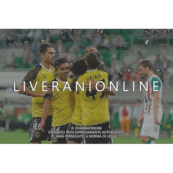 29.08.2013 WROCLAW PILKA NOZNA LIGA EUROPEJSKA EUROPY CZWARTA RUNDA KWALIFIKACYJNA SEZON 2013/2014 FOOTBALL UEFA EUROPA LEAGUE SECOND LEG OF THE FOURTH QUALIFYING ROUND SEASON 2013/2014 WKS SLASK WROCLAW - SEVILLA FC N/Z CARLOS BACCA BRAMKA GOL RADOSC NA 0-2 FOT PAWEL ANDRACHIEWICZ / PRESSFOCUS NEWSPIXPL --- Newspix.pl AG ALDO LIVERANI SAS ONLY ITALY *** Local Caption *** www.newspix.pl mail us: info@newspix.pl call us: 0048 022 23 22 222 --- Polish Picture Agency by Ringier Axel Springer Poland