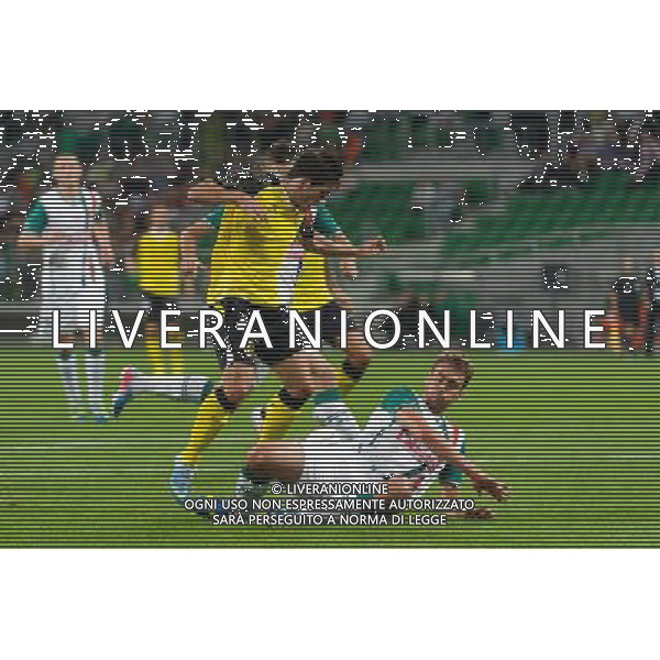 29.08.2013 WROCLAW PILKA NOZNA LIGA EUROPEJSKA EUROPY CZWARTA RUNDA KWALIFIKACYJNA SEZON 2013/2014 FOOTBALL UEFA EUROPA LEAGUE SECOND LEG OF THE FOURTH QUALIFYING ROUND SEASON 2013/2014 WKS SLASK WROCLAW - SEVILLA FC N/Z JAIRO SAMPERIO FOT PAWEL ANDRACHIEWICZ / PRESSFOCUS NEWSPIXPL --- Newspix.pl AG ALDO LIVERANI SAS ONLY ITALY *** Local Caption *** www.newspix.pl mail us: info@newspix.pl call us: 0048 022 23 22 222 --- Polish Picture Agency by Ringier Axel Springer Poland