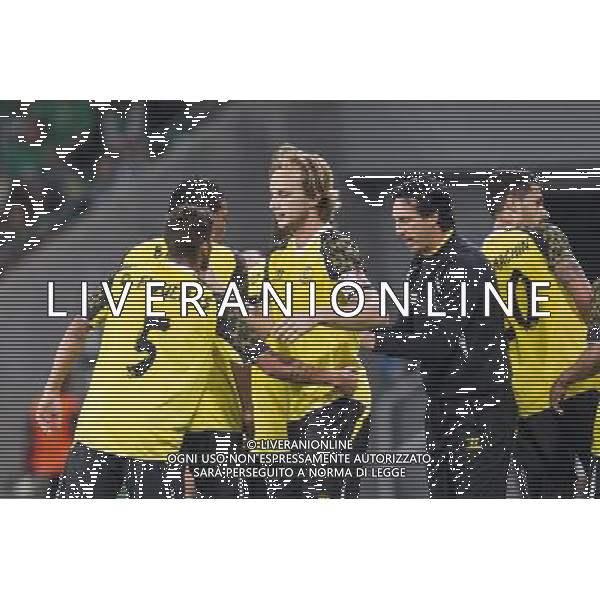 29.08.2013 WROCLAW , STADION MIEJSKI, AL. SLASKA, (POLAND WROCLAW, CITY STADIUM ) PILKA NOZNA (FOOTBALL, SOCCER), LIGA EUROPY UEFA SEZON 2013/2014 DRUGA RUNDA ELIMINACYJNA ( UEFA EUROPA LEAGUE SEASON 2013/2014 SECOND QUALIFYING ROUND FIRST LEG) MECZ (GAME MATCH) WKS SLASK WROCLAW - SEVILLA FC NZ RADOSC BRAMKA GOL IVAN RAKITIC ( C) TRENER ( HEAD COACH) UNAI EMERY ETXEGOIEN ( P) FOTO KATARZYNA PLEWCZYNSKA/CYFRASPORT/NEWSPIX.PL --- Newspix.pl AG ALDO LIVERANI SAS ONLY ITALY *** Local Caption *** www.newspix.pl mail us: info@newspix.pl call us: 0048 022 23 22 222 --- Polish Picture Agency by Ringier Axel Springer Poland