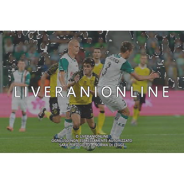 29.08.2013 WROCLAW PILKA NOZNA LIGA EUROPEJSKA EUROPY CZWARTA RUNDA KWALIFIKACYJNA SEZON 2013/2014 FOOTBALL UEFA EUROPA LEAGUE SECOND LEG OF THE FOURTH QUALIFYING ROUND SEASON 2013/2014 WKS SLASK WROCLAW - SEVILLA FC N/Z JAIRO SAMPERIO, PRZEMYSLAW KAZMIERCZAK, ADAM KOKOSZKA FOT PAWEL ANDRACHIEWICZ / PRESSFOCUS NEWSPIXPL --- Newspix.pl AG ALDO LIVERANI SAS ONLY ITALY *** Local Caption *** www.newspix.pl mail us: info@newspix.pl call us: 0048 022 23 22 222 --- Polish Picture Agency by Ringier Axel Springer Poland