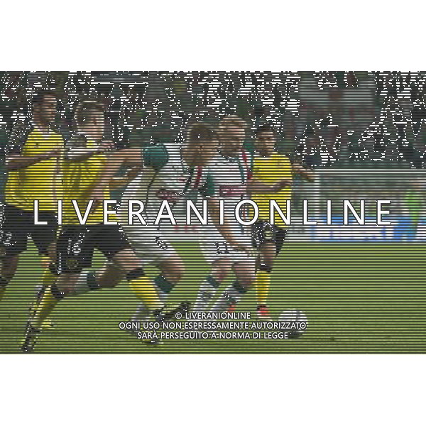 WROCLAW POLSKA 29-08-2013 SEZON 2013/2014 4 RUNDA ELIMINACYJNA LIGA EUROPY WKS SLASK WROCLAW POLSKA vs SEVILLA FC HISZPANIA NZ TOMASZ HOLOTA - SEBASTIAN MILA FOT KRYSTYNA PACZKOWSKA/PRZEGLAD SPORTOWY/NEWSPIX.PL SEASON 2013 2014 FOURTH QUALIFYING ROUND LEAGUE EUROPE MATCH WKS SLASK WROCLAW vs SEVILLA FC --- Newspix.pl AG ALDO LIVERANI SAS ONLY ITALY *** Local Caption *** www.newspix.pl mail us: info@newspix.pl call us: 0048 022 23 22 222 --- Polish Picture Agency by Ringier Axel Springer Poland