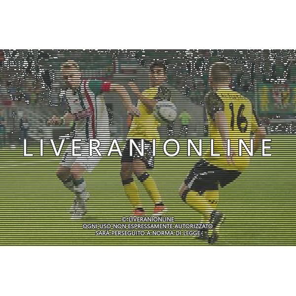 WROCLAW POLSKA 29-08-2013 SEZON 2013/2014 4 RUNDA ELIMINACYJNA LIGA EUROPY WKS SLASK WROCLAW POLSKA vs SEVILLA FC HISZPANIA NZ SEBASTIAN MILA - BRYAN RABELLO FOT KRYSTYNA PACZKOWSKA/PRZEGLAD SPORTOWY/NEWSPIX.PL SEASON 2013 2014 FOURTH QUALIFYING ROUND LEAGUE EUROPE MATCH WKS SLASK WROCLAW vs SEVILLA FC --- Newspix.pl AG ALDO LIVERANI SAS ONLY ITALY *** Local Caption *** www.newspix.pl mail us: info@newspix.pl call us: 0048 022 23 22 222 --- Polish Picture Agency by Ringier Axel Springer Poland