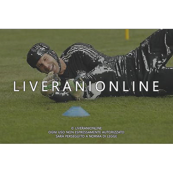 (130830) -- PRAGUE, Aug. 30, 2013 () -- FC Chelsea\'s Czech goalkeeper Petr Cech catches the ball during a training session of the football club at the Eden Arena in Prague, Czech Republic on August 29, 2013. Chelsea will face Bayern Munich in the UEFA Super Cup match on Friday. (/Zhou Lei) ©photoshot/AGENZIA ALDO LIVERANI SAS - ITALY ONLY - Chelsea vs Bayern Monaco UEFA Supercoppa Europea allo Stadio Eden di Praga 30 agosto 2013