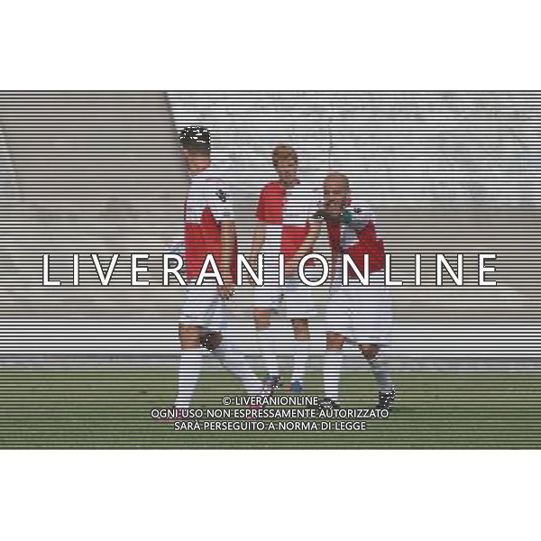 BASSANO - RIMINI CAMPIONATO LEGA PRO 1 SETTEMBRE 2013 NELLA FOTO LA DELUSIONE DEI GIOCATORI DEL RIMINI ©GARBUIO/AGENZIA ALDO LIVERANI SAS