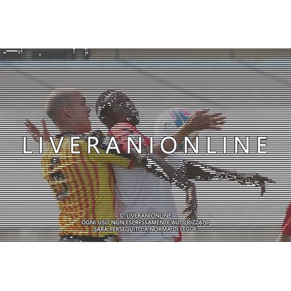 BASSANO - RIMINI CAMPIONATO LEGA PRO 1 SETTEMBRE 2013 NELLA FOTO FALL E ZANELLA ©GARBUIO/AGENZIA ALDO LIVERANI SAS