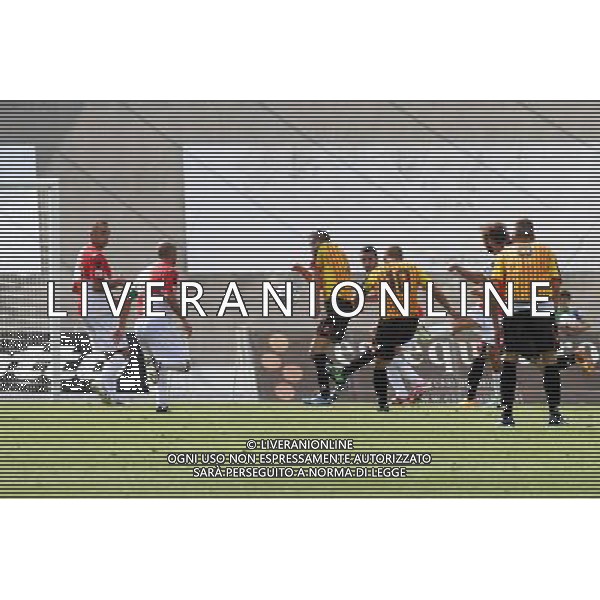 BASSANO - RIMINI CAMPIONATO LEGA PRO 1 SETTEMBRE 2013 NELLA FOTO IL GOL DI BERRETTONI ©GARBUIO/AGENZIA ALDO LIVERANI SAS