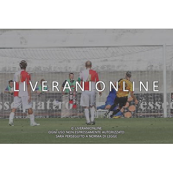 BASSANO - RIMINI CAMPIONATO LEGA PRO 1 SETTEMBRE 2013 NELLA FOTO IL GOL DI PIETRIBIASI ©GARBUIO/AGENZIA ALDO LIVERANI SAS