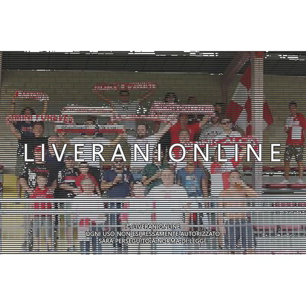 BASSANO - RIMINI CAMPIONATO LEGA PRO 1 SETTEMBRE 2013 NELLA FOTO I TIFOSI DEL RIMINI ©GARBUIO/AGENZIA ALDO LIVERANI SAS