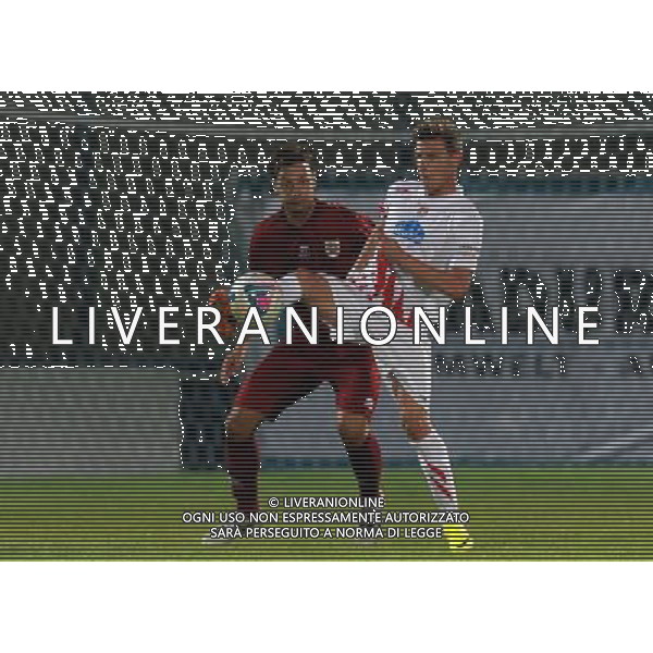 BOLZANO 1 SETTEMBRE 2013 /CAMPIONATO LEGAPRO I^ DIVISIONE 2013-2014 / SUDTIROL VS REGGIANA / NELLA FOTO: COSSENTINO E CORAZZA / FOTO FRANCESCA SOLI - AGENZIA ALDO LIVERANI SAS