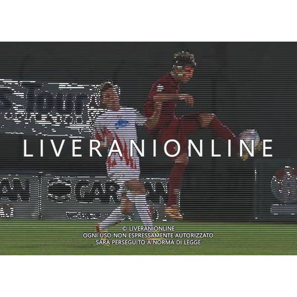 BOLZANO 1 SETTEMBRE 2013 /CAMPIONATO LEGAPRO I^ DIVISIONE 2013-2014 / SUDTIROL VS REGGIANA / NELLA FOTO: POSSENTI E CORAZZA / FOTO FRANCESCA SOLI - AGENZIA ALDO LIVERANI SAS