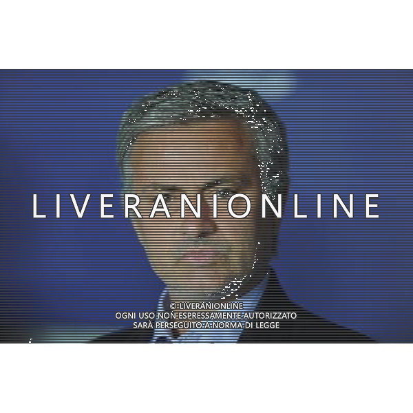 2013.08.30 PRAGA PILKA NOZNA SUPER PUCHAR EUROPY 2013 FOOTBALL UEFA SUPERCUP 2013 FC BAYERN MONACHIUM - FC CHELSEA LONDYN N/Z JOSE MOURINHO (TRENER, HEAD COACH) FOTO LUKASZ LASKOWSKI / PRESSFOCUS NEWSPIXPL --- Newspix.pl AG ALDO LIVERANI SAS ONLY ITALY *** Local Caption *** www.newspix.pl mail us: info@newspix.pl call us: 0048 022 23 22 222 --- Polish Picture Agency by Ringier Axel Springer Poland