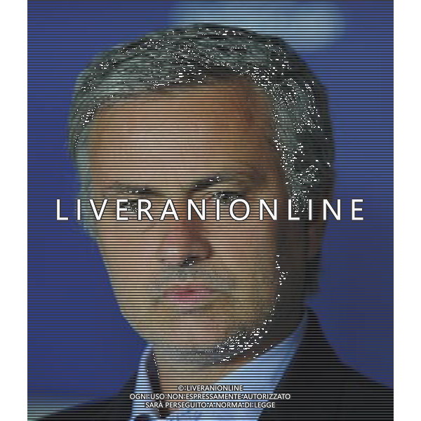 2013.08.30 PRAGA PILKA NOZNA SUPER PUCHAR EUROPY 2013 FOOTBALL UEFA SUPERCUP 2013 FC BAYERN MONACHIUM - FC CHELSEA LONDYN N/Z JOSE MOURINHO (TRENER, HEAD COACH) FOTO LUKASZ LASKOWSKI / PRESSFOCUS NEWSPIXPL --- Newspix.pl AG ALDO LIVERANI SAS ONLY ITALY *** Local Caption *** www.newspix.pl mail us: info@newspix.pl call us: 0048 022 23 22 222 --- Polish Picture Agency by Ringier Axel Springer Poland