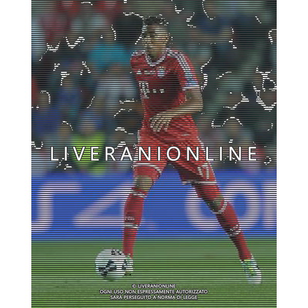 2013.08.30 PRAGA PILKA NOZNA SUPER PUCHAR EUROPY 2013 FOOTBALL UEFA SUPERCUP 2013 FC BAYERN MONACHIUM - FC CHELSEA LONDYN N/Z JEROME BOATENG FOTO LUKASZ LASKOWSKI / PRESSFOCUS NEWSPIXPL --- Newspix.pl AG ALDO LIVERANI SAS ONLY ITALY *** Local Caption *** www.newspix.pl mail us: info@newspix.pl call us: 0048 022 23 22 222 --- Polish Picture Agency by Ringier Axel Springer Poland