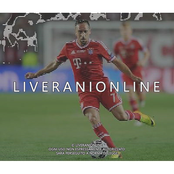 2013.08.30 PRAGA PILKA NOZNA SUPER PUCHAR EUROPY 2013 FOOTBALL UEFA SUPERCUP 2013 FC BAYERN MONACHIUM - FC CHELSEA LONDYN N/Z FRANCK RIBERY FOTO LUKASZ LASKOWSKI / PRESSFOCUS NEWSPIXPL --- Newspix.pl AG ALDO LIVERANI SAS ONLY ITALY *** Local Caption *** www.newspix.pl mail us: info@newspix.pl call us: 0048 022 23 22 222 --- Polish Picture Agency by Ringier Axel Springer Poland
