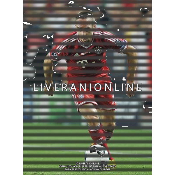 2013.08.30 PRAGA PILKA NOZNA SUPER PUCHAR EUROPY 2013 FOOTBALL UEFA SUPERCUP 2013 FC BAYERN MONACHIUM - FC CHELSEA LONDYN N/Z FRANCK RIBERY FOTO LUKASZ LASKOWSKI / PRESSFOCUS NEWSPIXPL --- Newspix.pl AG ALDO LIVERANI SAS ONLY ITALY *** Local Caption *** www.newspix.pl mail us: info@newspix.pl call us: 0048 022 23 22 222 --- Polish Picture Agency by Ringier Axel Springer Poland