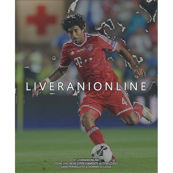 2013.08.30 PRAGA PILKA NOZNA SUPER PUCHAR EUROPY 2013 FOOTBALL UEFA SUPERCUP 2013 FC BAYERN MONACHIUM - FC CHELSEA LONDYN N/Z DANTE FOTO LUKASZ LASKOWSKI / PRESSFOCUS NEWSPIXPL --- Newspix.pl AG ALDO LIVERANI SAS ONLY ITALY *** Local Caption *** www.newspix.pl mail us: info@newspix.pl call us: 0048 022 23 22 222 --- Polish Picture Agency by Ringier Axel Springer Poland