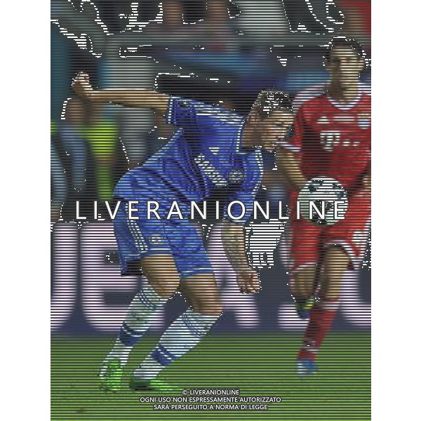 2013.08.30 PRAGA PILKA NOZNA SUPER PUCHAR EUROPY 2013 FOOTBALL UEFA SUPERCUP 2013 FC BAYERN MONACHIUM - FC CHELSEA LONDYN N/Z FERNANDO TORRES FOTO LUKASZ LASKOWSKI / PRESSFOCUS NEWSPIXPL --- Newspix.pl AG ALDO LIVERANI SAS ONLY ITALY *** Local Caption *** www.newspix.pl mail us: info@newspix.pl call us: 0048 022 23 22 222 --- Polish Picture Agency by Ringier Axel Springer Poland