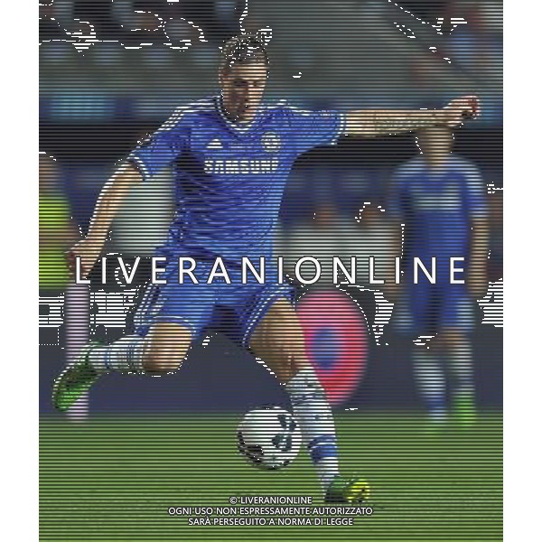 2013.08.30 PRAGA PILKA NOZNA SUPER PUCHAR EUROPY 2013 FOOTBALL UEFA SUPERCUP 2013 FC BAYERN MONACHIUM - FC CHELSEA LONDYN N/Z FERNANDO TORRES FOTO LUKASZ LASKOWSKI / PRESSFOCUS NEWSPIXPL --- Newspix.pl AG ALDO LIVERANI SAS ONLY ITALY *** Local Caption *** www.newspix.pl mail us: info@newspix.pl call us: 0048 022 23 22 222 --- Polish Picture Agency by Ringier Axel Springer Poland