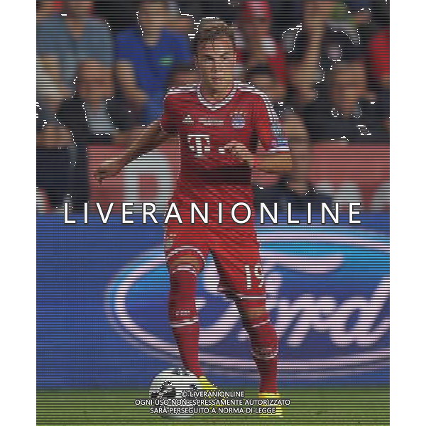 2013.08.30 PRAGA PILKA NOZNA SUPER PUCHAR EUROPY 2013 FOOTBALL UEFA SUPERCUP 2013 FC BAYERN MONACHIUM - FC CHELSEA LONDYN N/Z MARIO GOTZE FOTO LUKASZ LASKOWSKI / PRESSFOCUS NEWSPIXPL --- Newspix.pl AG ALDO LIVERANI SAS ONLY ITALY *** Local Caption *** www.newspix.pl mail us: info@newspix.pl call us: 0048 022 23 22 222 --- Polish Picture Agency by Ringier Axel Springer Poland