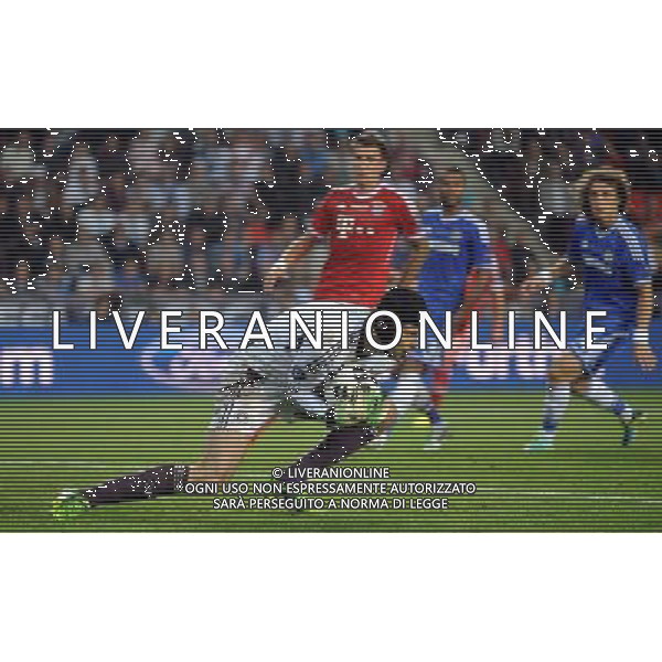 2013.08.30 PRAGA PILKA NOZNA SUPER PUCHAR EUROPY 2013 FOOTBALL UEFA SUPERCUP 2013 FC BAYERN MONACHIUM - FC CHELSEA LONDYN N/Z PETR CECH FOTO LUKASZ LASKOWSKI / PRESSFOCUS NEWSPIXPL --- Newspix.pl AG ALDO LIVERANI SAS ONLY ITALY *** Local Caption *** www.newspix.pl mail us: info@newspix.pl call us: 0048 022 23 22 222 --- Polish Picture Agency by Ringier Axel Springer Poland