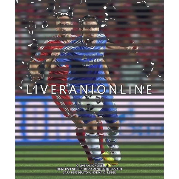 2013.08.30 PRAGA PILKA NOZNA SUPER PUCHAR EUROPY 2013 FOOTBALL UEFA SUPERCUP 2013 FC BAYERN MONACHIUM - FC CHELSEA LONDYN N/Z FRANCK RIBERY FRANK LAMPARD FOTO LUKASZ LASKOWSKI / PRESSFOCUS NEWSPIXPL --- Newspix.pl AG ALDO LIVERANI SAS ONLY ITALY *** Local Caption *** www.newspix.pl mail us: info@newspix.pl call us: 0048 022 23 22 222 --- Polish Picture Agency by Ringier Axel Springer Poland