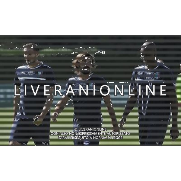 Raduno Nazionale Italiana Firenze - 03.09.2013 Allenamento Nella Foto:chiellini-pirlo-ogbonna /Ph.Vitez-Ag. Aldo Liverani