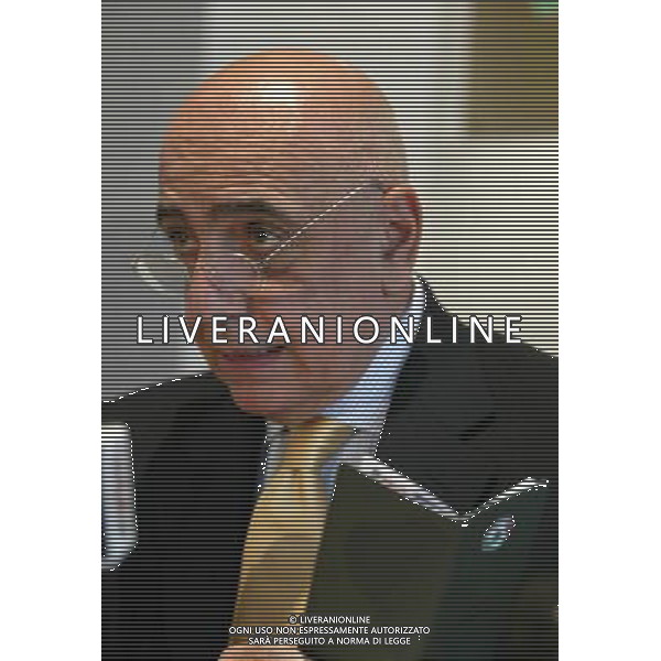 Milano 18/10/2004 Assemblea Generale ordinaria Consiglio di Lega nella foto adriano galliani foto emilio andreoli/agenzia aldo liverani