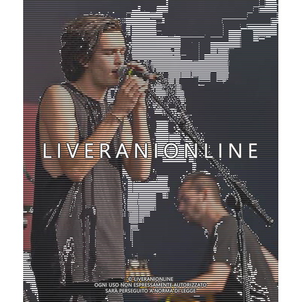  Trinity Jersey CI : The 1975s performing on the main stage at 2013 Jersey Live Festival.Jersey Live is celebrating its 10th anniversary. Date 31/08/2013 ©PHOTOSHOT/AGENZIA ALDO LIVERANI SAS - ITALY ONLY - EDITORIAL USE ONLY