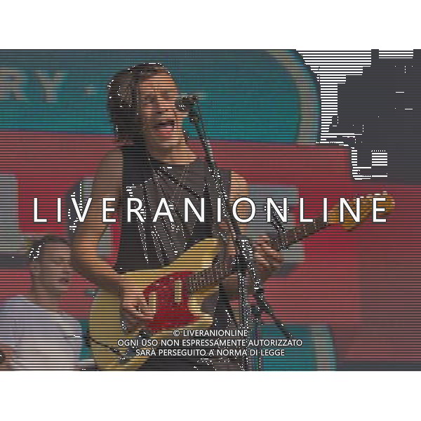  Trinity Jersey CI : The 1975s performing on the main stage at 2013 Jersey Live Festival.Jersey Live is celebrating its 10th anniversary. Date 31/08/2013 ©PHOTOSHOT/AGENZIA ALDO LIVERANI SAS - ITALY ONLY - EDITORIAL USE ONLY