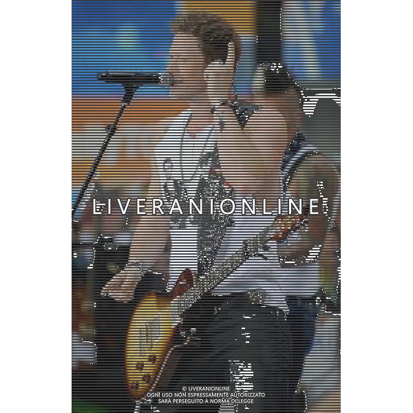 Brian Kelley of Florida Georgia Line performs on NBC\'s \'Today\' Labor Day Concert at the NBC\'s TODAY Show on September 2, 2013 in New York, New York. ©PHOTOSHOT/AGENZIA ALDO LIVERANI SAS - ITALY ONLY - EDITORIAL USE ONLY