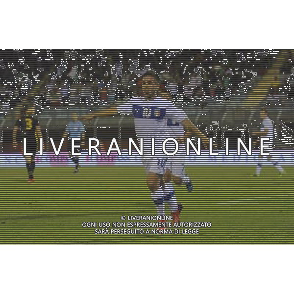 Rieti - 05/09/2013 - Stadio \'Centro d\'Italia\' - Qualificazioni Campionato Europeo Under 21 - Italia vs Belgio - nella foto: L\'esultanza di Cristian Battocchio /Ph. Fabrizio Corradetti - Ag. Aldo Liverani sas