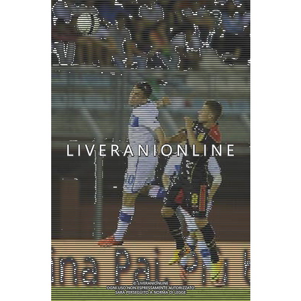 Rieti - 05/09/2013 - Stadio \'Centro d\'Italia\' - Qualificazioni Campionato Europeo Under 21 - Italia vs Belgio - nella foto: Cristian Battocchio e Thorgan Hazard /Ph. Fabrizio Corradetti - Ag. Aldo Liverani sas