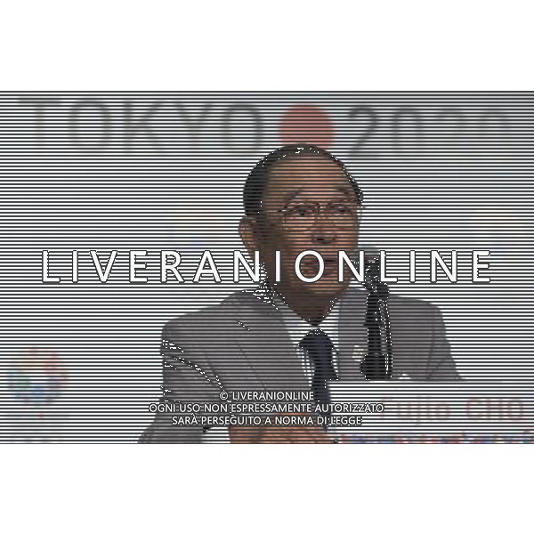 (130905) -- BUENOS AIRES, Sept. 5, 2013 () -- President of Japan\'s Sports Association Fujio Cho attends a press conference for the presentation of Tokyo\'s bid to host the 2020 Summer Olympic Games, in Buenos Aires, capital of Argentina, on Sept. 4, 2013. The International Olympic Committee (IOC) will elect the host city of the 2020 Summer Olympic Games at its 125th session, to be held on Sept. 6. (/Martin Zabala) (jg) (ce) ©photoshot/AGENZIA ALDO LIVERANI SAS - ITALY ONLY - Conferenza stampa del Comitato Olimpico Internazionale (CIO) per eleggere la citta\' che ospitera\' i Giochi olimpici estivi 2020 a Buenos Aires, capitale dell\'Argentina, 4 settembre 2013.