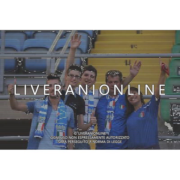 6-9-2013 Palermo : Italia - Bulgaria Qualificazioni Mondiali Calcio 2014 Nella foto: tifosi Italia GIUSEPPE SERGI/AG ALDO LIVERANI SAS 