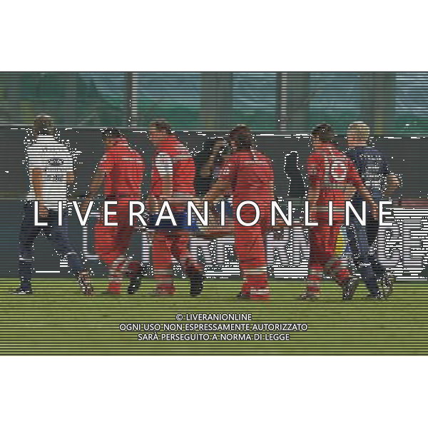 6-9-2013 Palermo : Italia - Bulgaria Qualificazioni Mondiali Calcio 2014 Nella foto: infortunio Ignazio Abate GIUSEPPE SERGI/AG ALDO LIVERANI SAS 