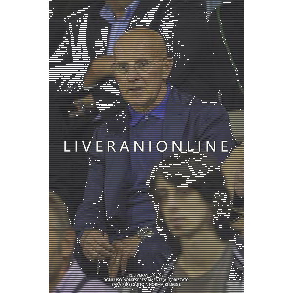 Rieti - 05/09/2013 - Stadio \'Centro d\'Italia\' - Qualificazioni Campionato Europeo Under 21 - Italia vs Belgio - nella foto: Arrigo Sacchi in tribuna /Ph. Fabrizio Corradetti - Ag. Aldo Liverani sas