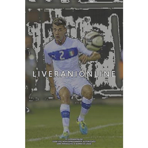 Rieti - 05/09/2013 - Stadio \'Centro d\'Italia\' - Qualificazioni Campionato Europeo Under 21 - Italia vs Belgio - nella foto: Stefano Sabelli /Ph. Fabrizio Corradetti - Ag. Aldo Liverani sas