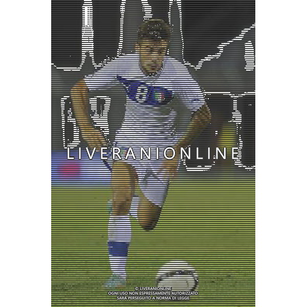 Rieti - 05/09/2013 - Stadio \'Centro d\'Italia\' - Qualificazioni Campionato Europeo Under 21 - Italia vs Belgio - nella foto: Leonardo Davide Gatto /Ph. Fabrizio Corradetti - Ag. Aldo Liverani sas