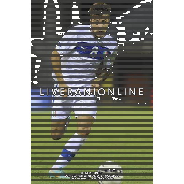 Rieti - 05/09/2013 - Stadio \'Centro d\'Italia\' - Qualificazioni Campionato Europeo Under 21 - Italia vs Belgio - nella foto: Leonardo Davide Gatto /Ph. Fabrizio Corradetti - Ag. Aldo Liverani sas