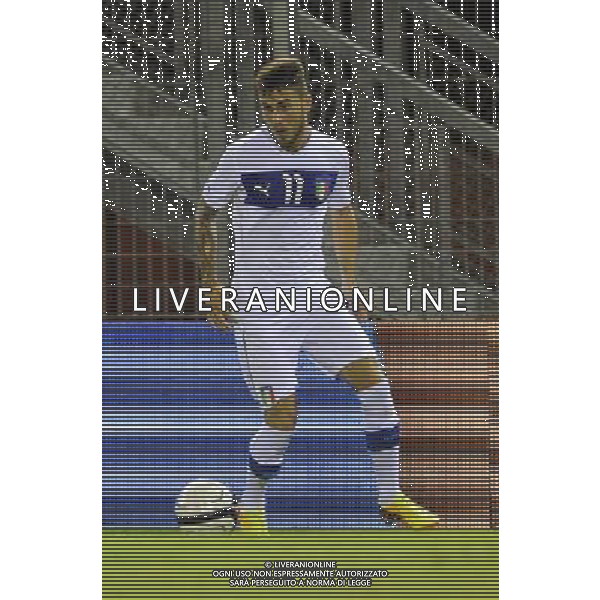 Rieti - 05/09/2013 - Stadio \'Centro d\'Italia\' - Qualificazioni Campionato Europeo Under 21 - Italia vs Belgio - nella foto: Gianmario Piscitella /Ph. Fabrizio Corradetti - Ag. Aldo Liverani sas