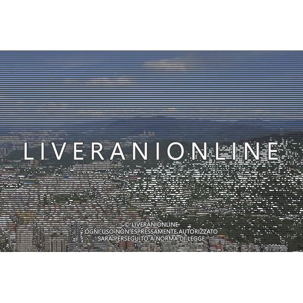 (130906) -- TAIPEI, Sept. 6, 2013 () -- This bird-eye view taken from the observation deck of skyscraper Taipei 101 (Taipei World Financial Center) shows Taipei city in southeast China\'s Taiwan, Sept. 6, 2013. (/Lu Peng) (hdt) ©photoshot/AGENZIA ALDO LIVERANI SAS - ITALY ONLY - Veduta panoramica della citta\' di Taipei nel sud-est della Cina di Taiwan, 6 settembre 2013