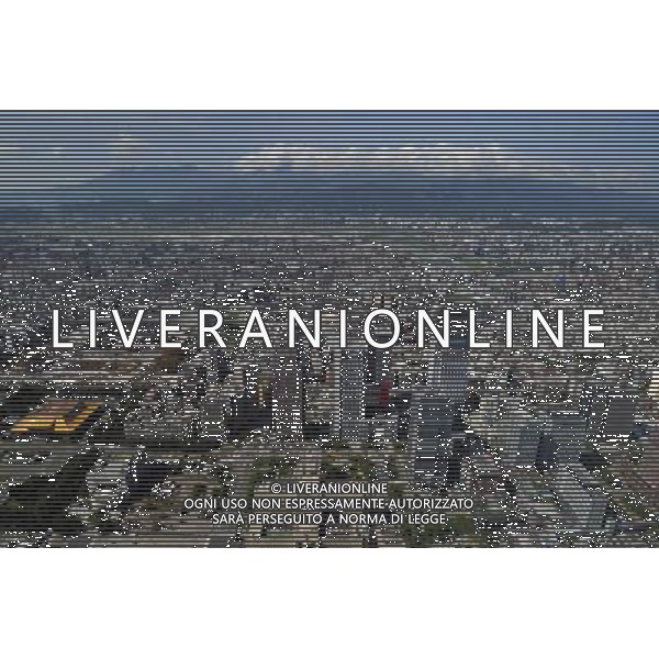 (130906) -- TAIPEI, Sept. 6, 2013 () -- This bird-eye view taken from the observation deck of skyscraper Taipei 101 (Taipei World Financial Center) shows Taipei city in southeast China\'s Taiwan, Sept. 6, 2013. (/Lu Peng) (hdt) ©photoshot/AGENZIA ALDO LIVERANI SAS - ITALY ONLY - Veduta panoramica della citta\' di Taipei nel sud-est della Cina di Taiwan, 6 settembre 2013