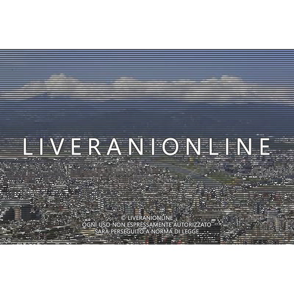 (130906) -- TAIPEI, Sept. 6, 2013 () -- This bird-eye view taken from the observation deck of skyscraper Taipei 101 (Taipei World Financial Center) shows Taipei city in southeast China\'s Taiwan, Sept. 6, 2013. (/Lu Peng) (hdt) ©photoshot/AGENZIA ALDO LIVERANI SAS - ITALY ONLY - Veduta panoramica della citta\' di Taipei nel sud-est della Cina di Taiwan, 6 settembre 2013