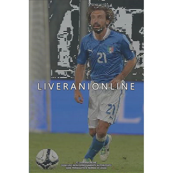 6-9-2013 Palermo : Italia - Bulgaria Qualificazioni Mondiali Calcio 2014 Nella foto: Andrea Pirlo GIUSEPPE SERGI/AG ALDO LIVERANI SAS 
