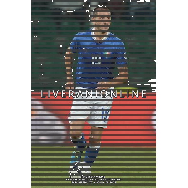 6-9-2013 Palermo : Italia - Bulgaria Qualificazioni Mondiali Calcio 2014 Nella foto: Leonardo Bonucci GIUSEPPE SERGI/AG ALDO LIVERANI SAS 