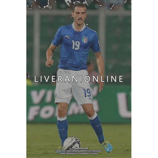6-9-2013 Palermo : Italia - Bulgaria Qualificazioni Mondiali Calcio 2014 Nella foto: Leonardo Bonucci GIUSEPPE SERGI/AG ALDO LIVERANI SAS 