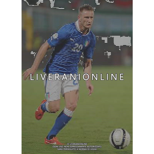 6-9-2013 Palermo : Italia - Bulgaria Qualificazioni Mondiali Calcio 2014 Nella foto: Ignazio Abate GIUSEPPE SERGI/AG ALDO LIVERANI SAS 